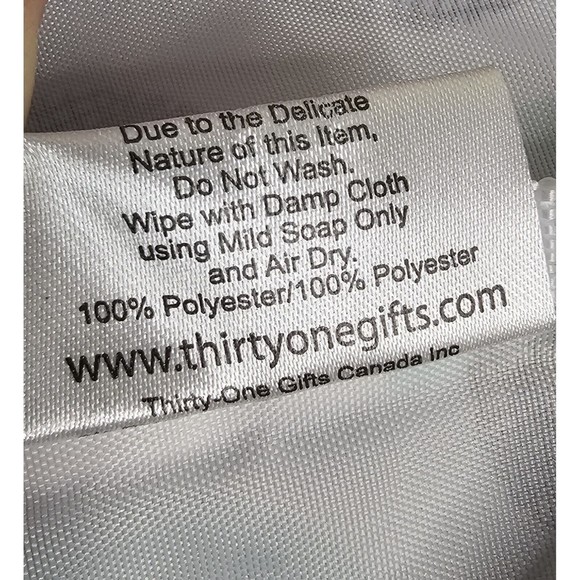 Thirty One Polka Dot Drawstring Bag Backpack - Picture 9 of 9